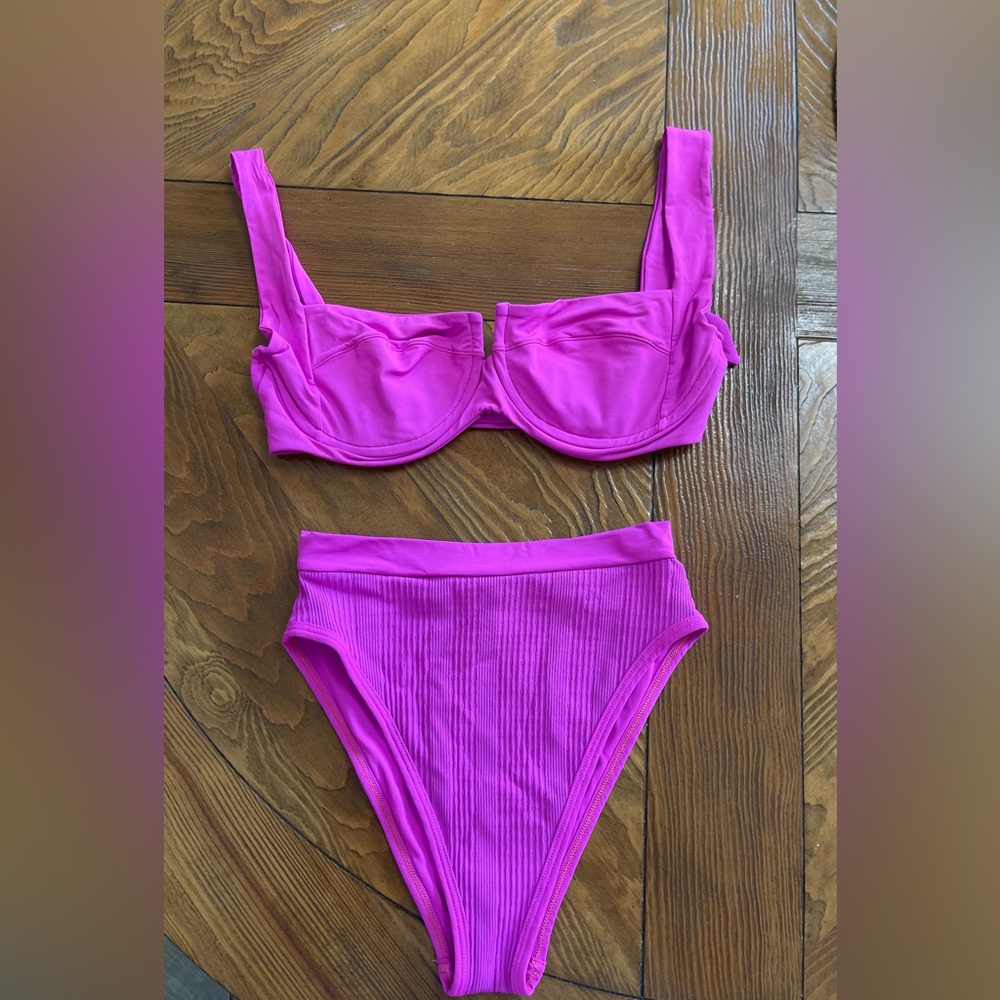 L*Space Bold Magenta Bikini Set
